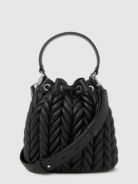 Karl Lagerfeld torebka K/WEAVE kolor czarny A4W30074