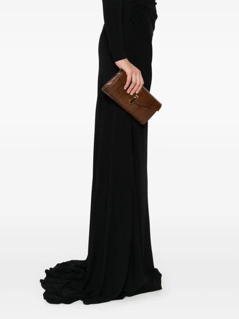 Giuseppe Zanotti Flutie clutch bag - Brown - zdjęcie produktu nr 2