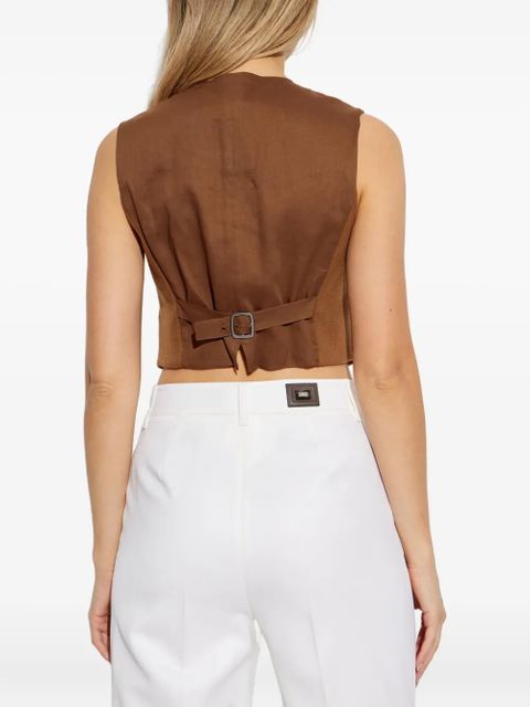 Max Mara Edda buttoned jacket - Brown