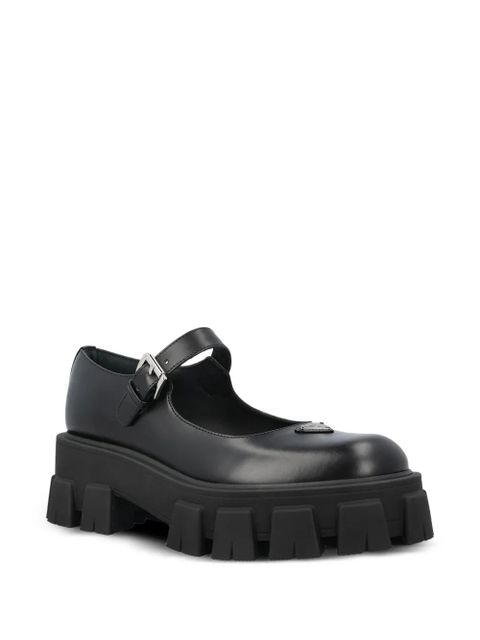 Prada 60mm Monolith buckle-strap platform pumps - Black - zdjęcie produktu nr 2
