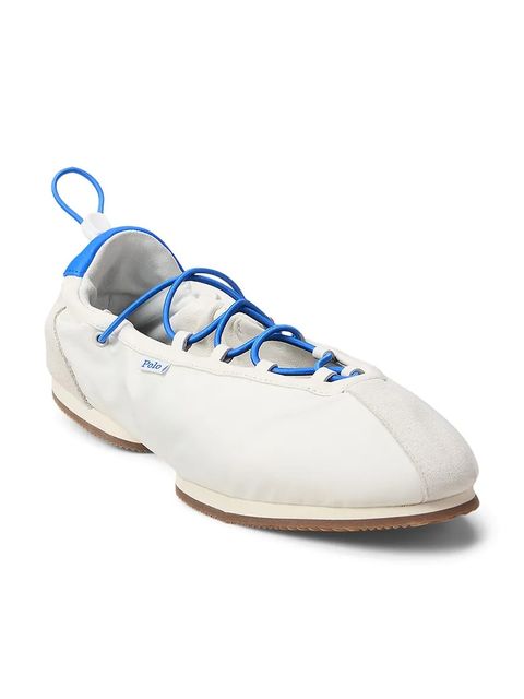 Polo Ralph Lauren baleriny Ballerina Lace Up kolor biały 804P04926001