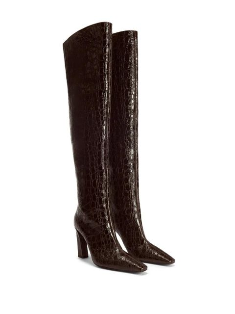Giuseppe Zanotti 90mm Janiee Plus boots - Brown - zdjęcie produktu nr 2