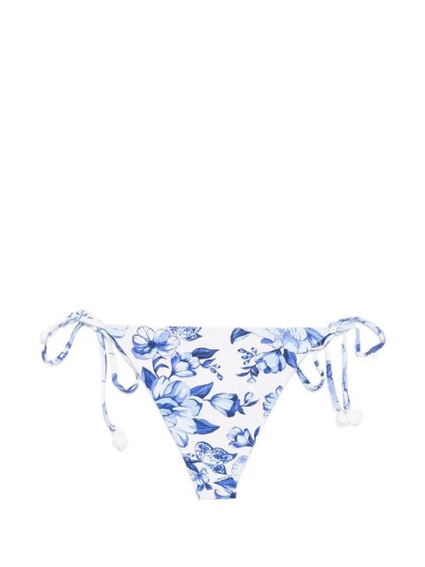 FARM Rio tie-side floral bikini bottoms - White - zdjęcie produktu nr 2