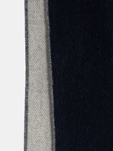 Tommy Hilfiger szalik wełniany damski kolor granatowy gładki AW0AW18222 - zdjęcie produktu nr 2