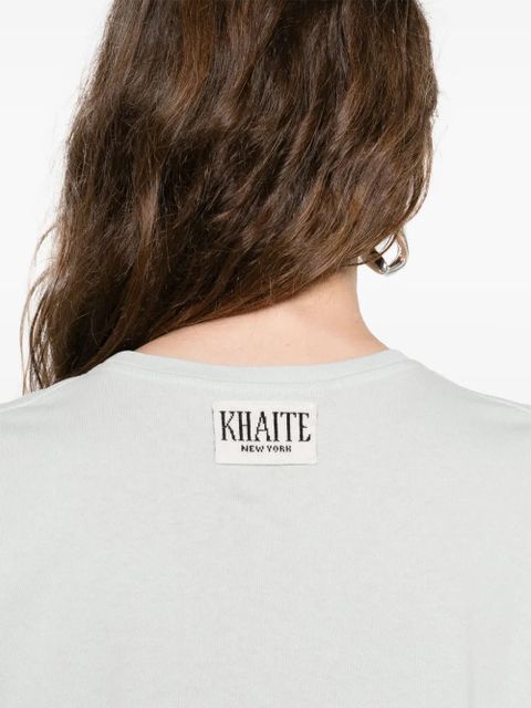 KHAITE cotton T-shirt - Blue