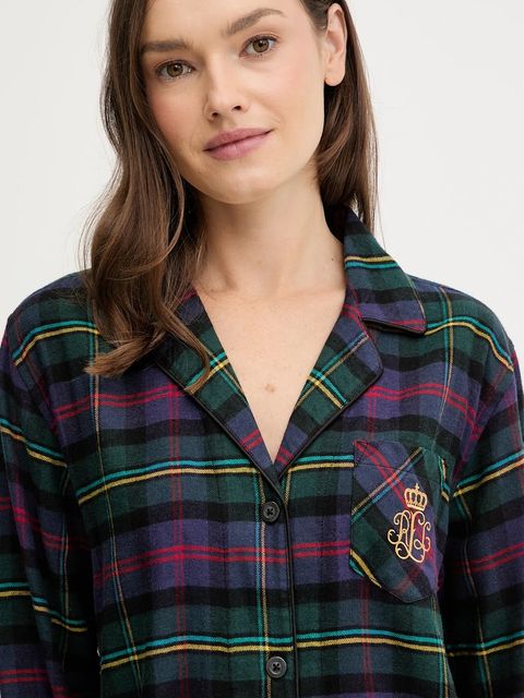 Lauren Ralph Lauren piżama damska kolor granatowy ILN92457F