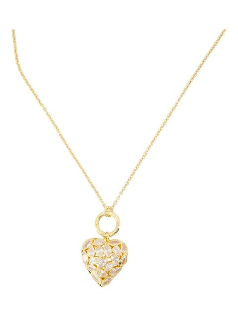 Self-Portrait heart-charm necklace - Gold - zdjęcie produktu nr 2
