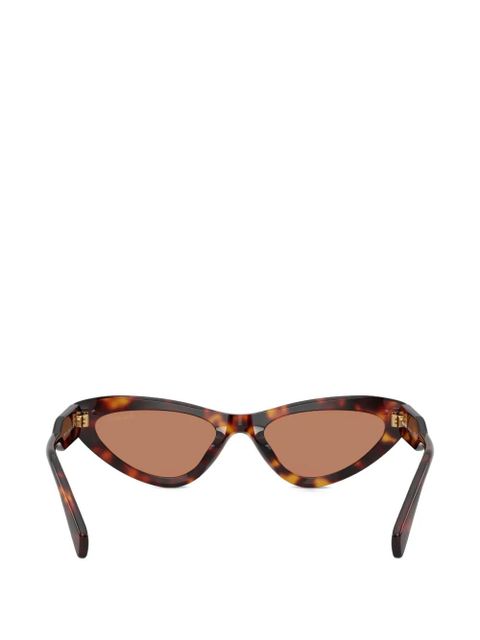 Miu Miu Eyewear cat-eye frame sunglasses - Brown