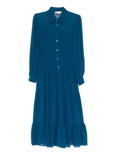 Michael Kors smocked shirt dress - Blue - zdjęcie produktu nr 1