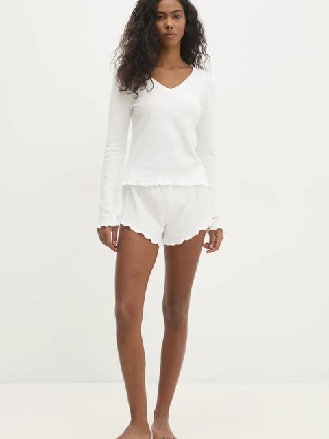 Answear.LAB piżama bawełniana kolor beżowy bawełniana - zdjęcie produktu nr 2