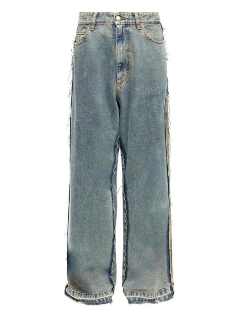 MM6 Maison Margiela wide-leg jeans - Blue - zdjęcie produktu nr 1