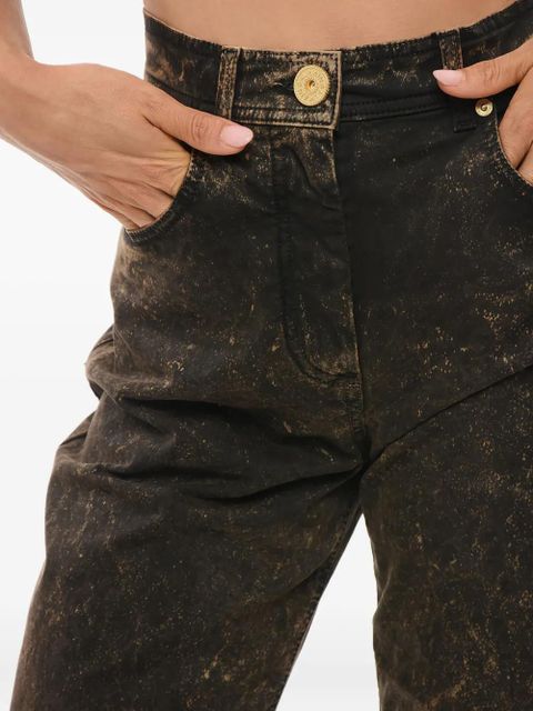 Balmain acid-wash straight jeans - Black - zdjęcie produktu nr 2