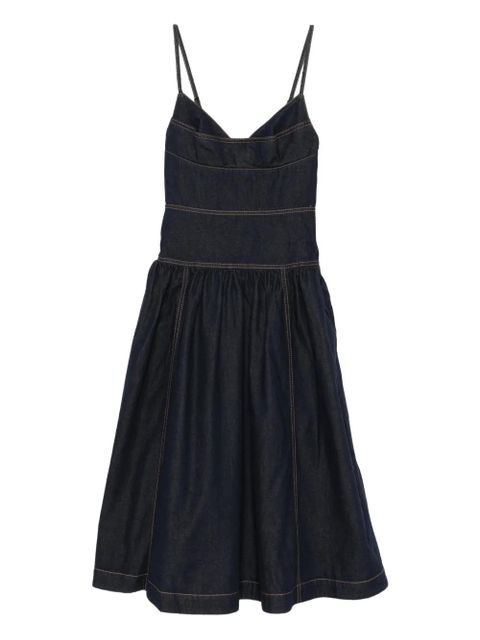 ZIMMERMANN sleeveless denim midi dress - Blue - zdjęcie produktu nr 1