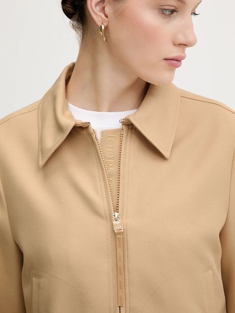 Joop! kurtka kolor beżowy przejściowa 30100851