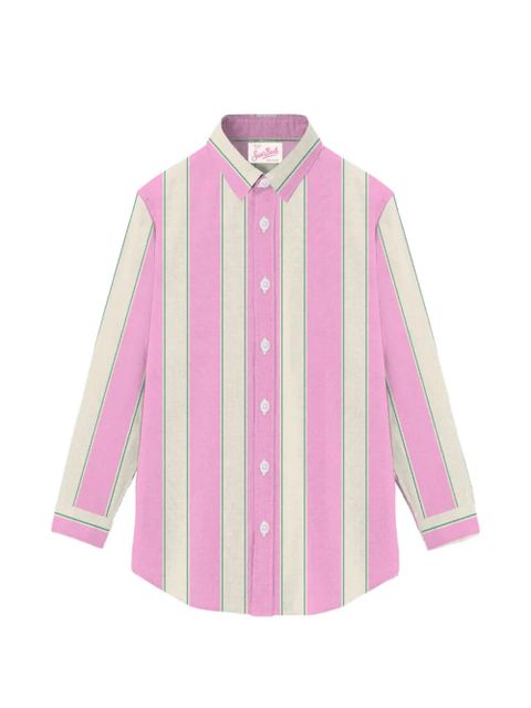 MC2 Saint Barth striped buttoned shirt - Pink - zdjęcie produktu nr 1