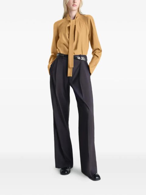 LEMAIRE Ascot tie-fastening blouse - Yellow - zdjęcie produktu nr 2