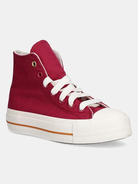 Converse trampki Chuck Taylor All Star Lift kolor czerwony A13878C - zdjęcie produktu nr 1