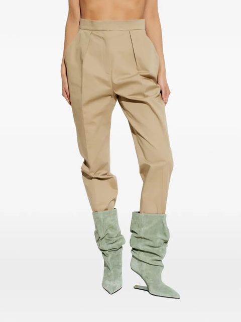 Balmain pleated-detail tailored trousers - Neutrals