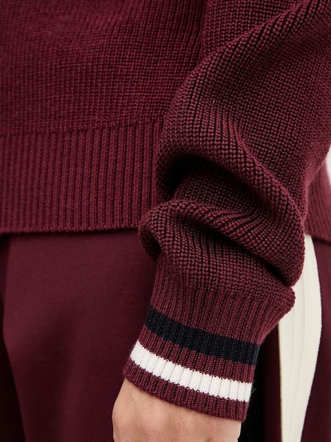 Guess sweter z dodatkiem wełny SABINA damski kolor bordowy lekki V5BR01 Z1152 - zdjęcie produktu nr 2