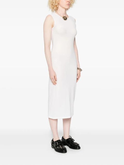 Jil Sander sleeveless round-neck dress - White - zdjęcie produktu nr 2