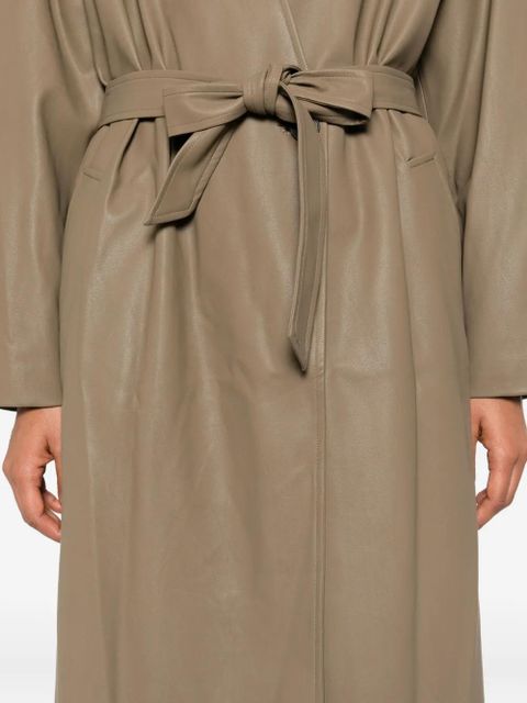 Eleh belted coat - Brown