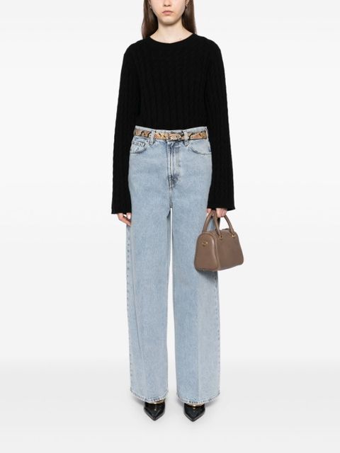 TOTEME high-rise wide-leg jeans - Blue - zdjęcie produktu nr 2