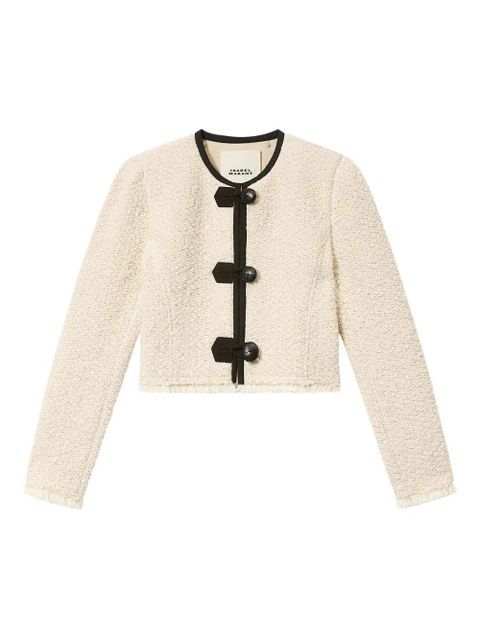 ISABEL MARANT Gradilia button jacket - Neutrals - zdjęcie produktu nr 1