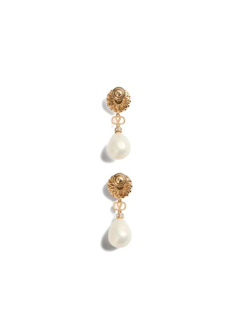Valentino Garavani VLogo Signature earrings - White