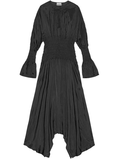 GANNI smocked dress - Black - zdjęcie produktu nr 1