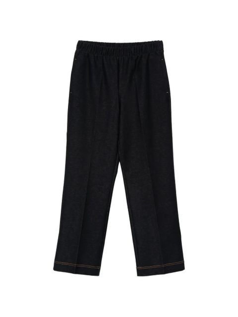 Max Mara elasticated trim trousers - Blue - zdjęcie produktu nr 1