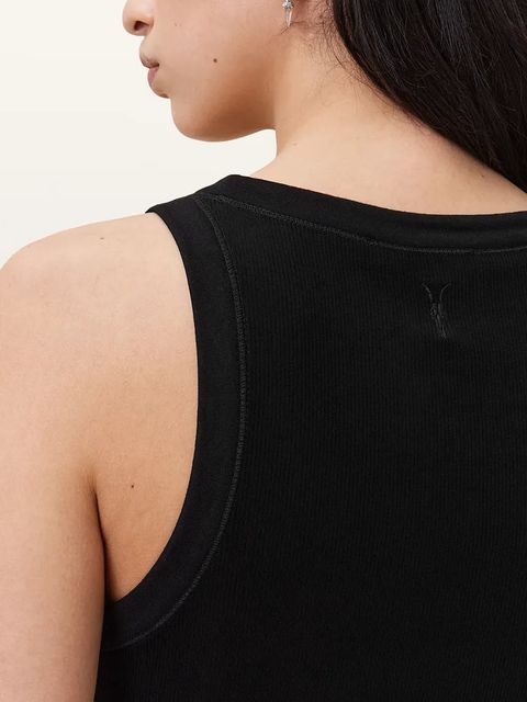 AllSaints top RINA damskie kolor czarny W235JB