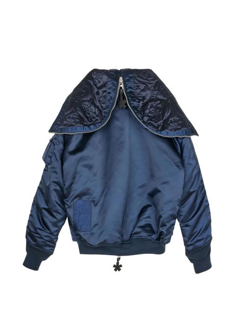 Cecilie Bahnsen floral patch bomber jacket - Blue - zdjęcie produktu nr 2