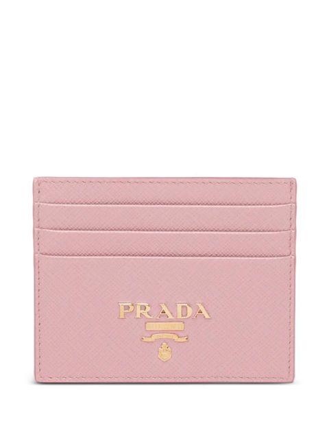 Prada triangle-logo cardholder - Pink - zdjęcie produktu nr 1