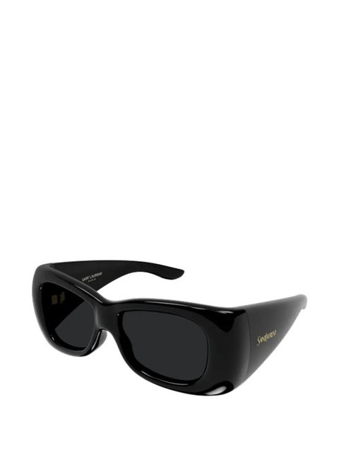 Saint Laurent Eyewear rectangle-frame sunglasses - Black - zdjęcie produktu nr 1