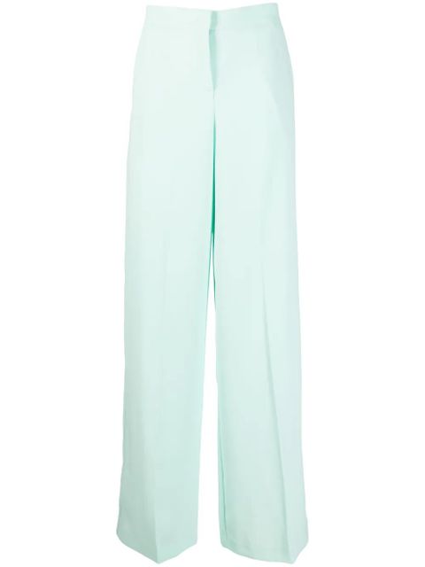 PINKO high-waisted wide-leg trousers - Blue - zdjęcie produktu nr 1