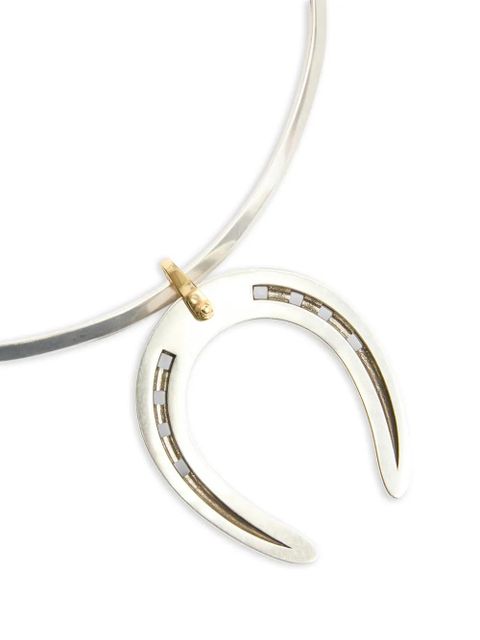 ISABEL MARANT horseshoe-pendant choker - Silver - zdjęcie produktu nr 2