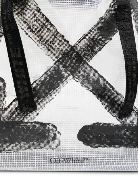Off-White Heritage Day Off arrows ripstop tote bag