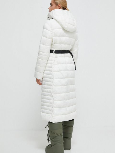 Didriksons kurtka damska kolor biały zimowa - zdjęcie produktu nr 2