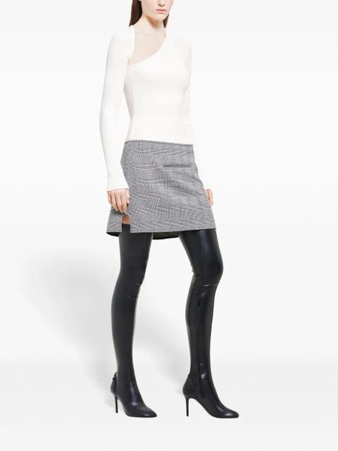 Courrèges Slash ribbed-knit top - White - zdjęcie produktu nr 2