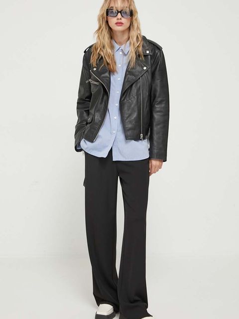 Gestuz ramoneska skórzana