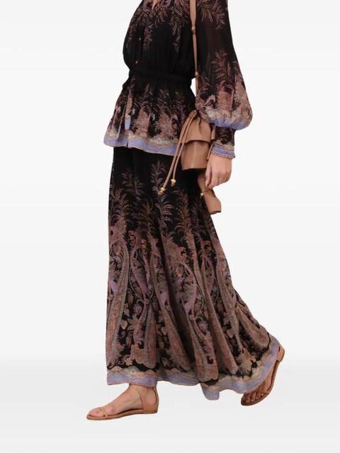 ZIMMERMANN Alchemy paisley-print trousers - Black - zdjęcie produktu nr 2