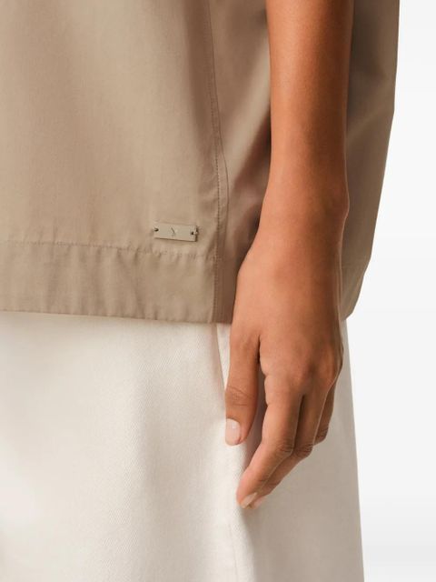 AMI Paris turtleneck blouse - Neutrals