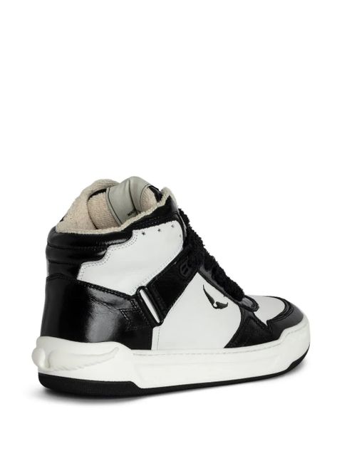 Zadig&Voltaire Wings high-top sneakers - Black