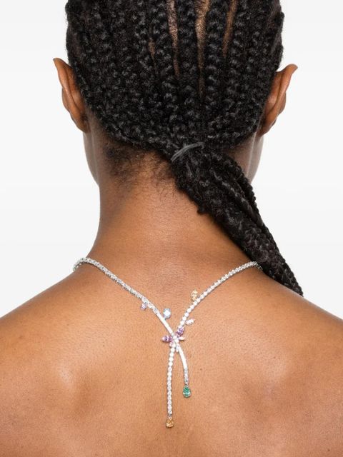 Swarovski x Ariana Grande crystal-embellishment necklace - Silver - zdjęcie produktu nr 2