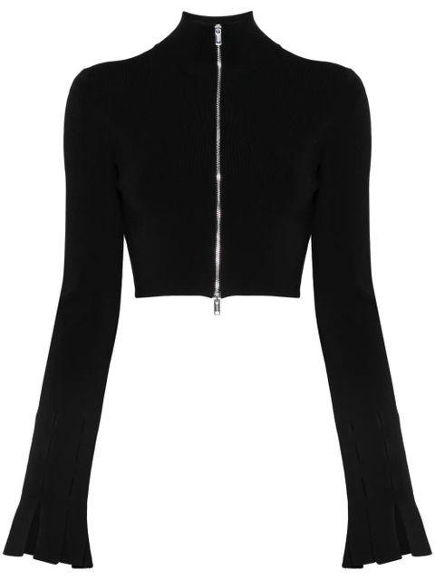 Nanushka zip-up cardigan - Black - zdjęcie produktu nr 1