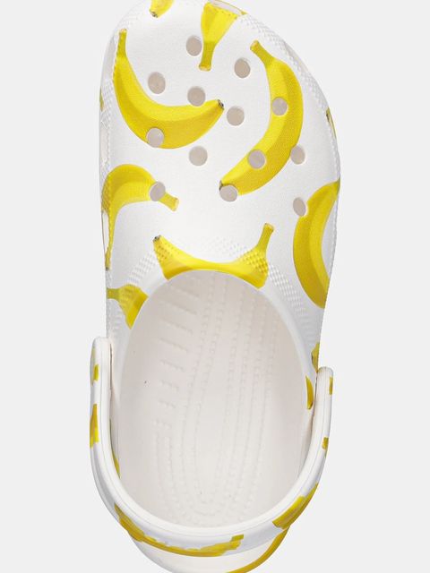 Crocs klapki Classic Fresh Fruits Clog damskie kolor biały 211008