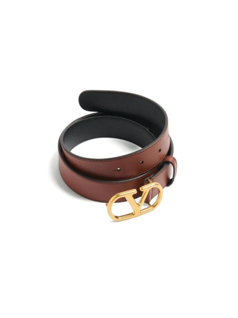 Valentino Garavani 30mm VLogo Signature belt - Brown