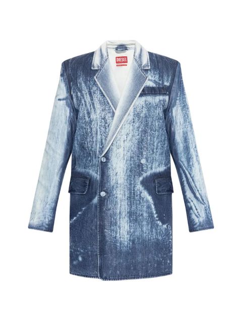 Diesel double-breasted pocket coat - Blue - zdjęcie produktu nr 1