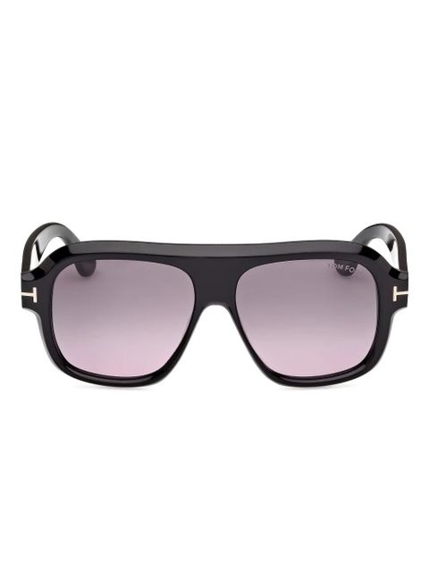 TOM FORD Eyewear pilot-frame sunglasses - Black - zdjęcie produktu nr 1