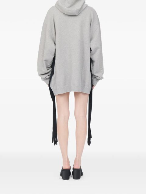 MM6 Maison Margiela hoodie mini dress - Grey